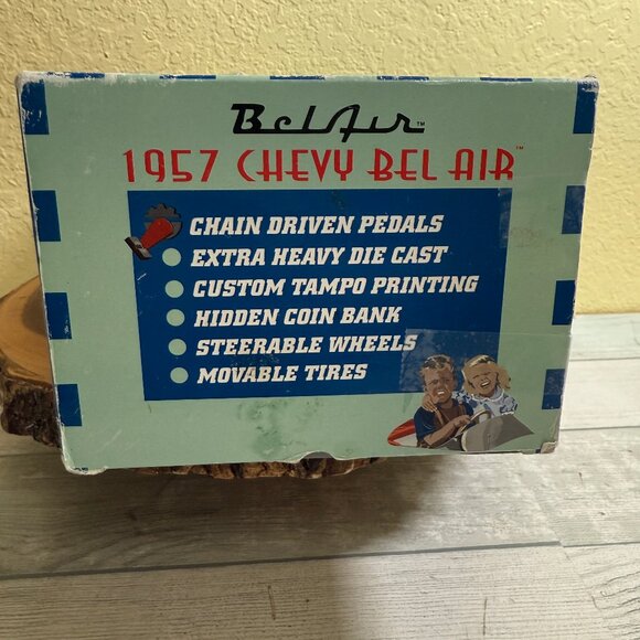 Vintage Chevy Bel Air Die Cast Car in Original Box, #675/5004. 1997 Read - Picture 9 of 12